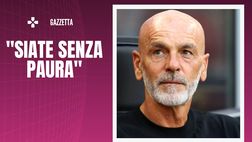 Pioli, una frase motivazionale per il suo Milan nel tunnel di San Siro