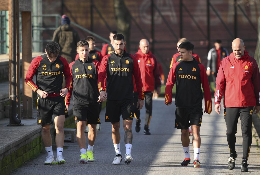 Roma, la ripresa degli allenamenti dopo la trasferta di Riyad – FOTO GALLERY - immagine 35