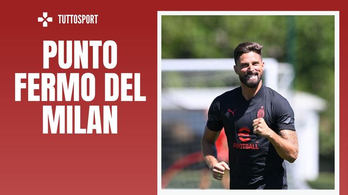 Olivier Giroud è un punto fermo del Milan