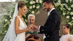 Pellè ha sposato la sua Viky: nozze blindatissime ad Ostuni
