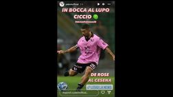 Palermo, il club saluta su Instagram l’ex capitano De Rose: “In bocca al lupo Ciccio”