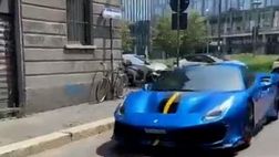 Inter, il Presidente Zhang ha anche la Ferrari nerazzurra | VIDEO