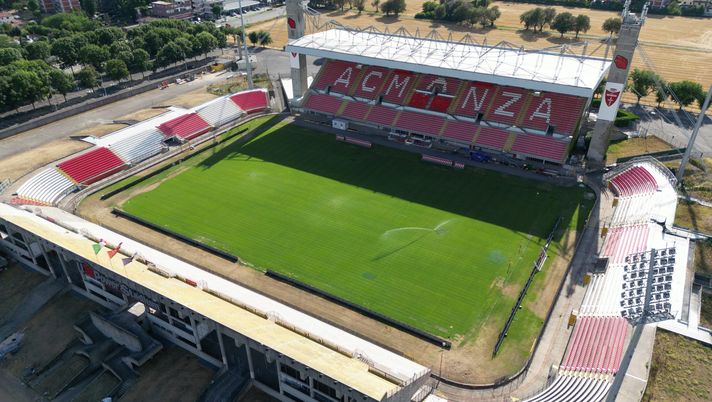 MONZA, ITALY - JULY 08: An aerial view of U-Power Stadium on July 09, 2022 in Monza, Italy. (Photo by Claudio Villa/Getty Images) Monza-Bologna, come seguirla in tv e in radio - immagine 1