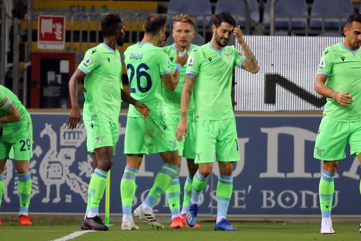 Notizie Lazio - Lazio, esultanza di gruppo Notizie Lazio - Lazio, esultanza di gruppo