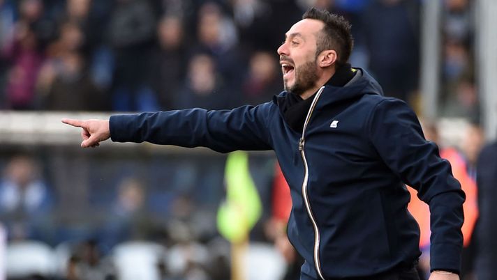 GENOA, ITALY - JANUARY 26: Roberto De Zerbi head coach of US Sassuolo during the Serie A match between UC Sampdoria and US Sassuolo at Stadio Luigi Ferraris on January 26, 2020 in Genoa, Italy. (Photo by Paolo Rattini/Getty Images) GENOA, ITALY - JANUARY 26: Roberto De Zerbi head coach of US Sassuolo during the Serie A match between UC Sampdoria and US Sassuolo at Stadio Luigi Ferraris on January 26, 2020 in Genoa, Italy. (Photo by Paolo Rattini/Getty Images)