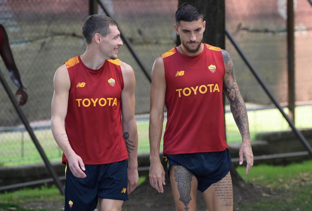 Roma, rifinitura prima del Monza: Belotti c’è. Squadra in ritiro – FOTO GALLERY - immagine 22