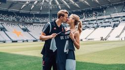 Juventus Stadium, gli scatti romantici condivisi dalla fidanzata di de Ligt