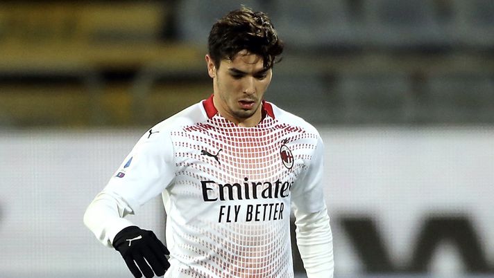 Brahim Díaz (attaccante AC Milan), qui durante Cagliari-Milan 0-2 (Serie A 2020-2021) | AC Milan News (Getty Images) 