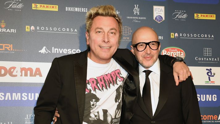 MILAN, ITALY - DECEMBER 03: (L-R) DJ Ringo and Saturnino attend the 'Oscar Del Calcio AIC' Italian Football Awards on December 3, 2018 in Milan, Italy. (Photo by Pier Marco Tacca/Getty Images) MILAN, ITALY - DECEMBER 03: (L-R) DJ Ringo and Saturnino attend the 'Oscar Del Calcio AIC' Italian Football Awards on December 3, 2018 in Milan, Italy. (Photo by Pier Marco Tacca/Getty Images)