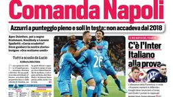 Prima Pagina, Corriere dello Sport: “Comanda Napoli. Non accadeva dal 2018”