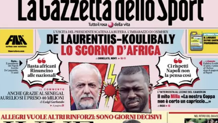 IL NAPOLI SUI MEDIA – Le prime pagine dei giornali di oggi 04 agosto 2022 - immagine 1