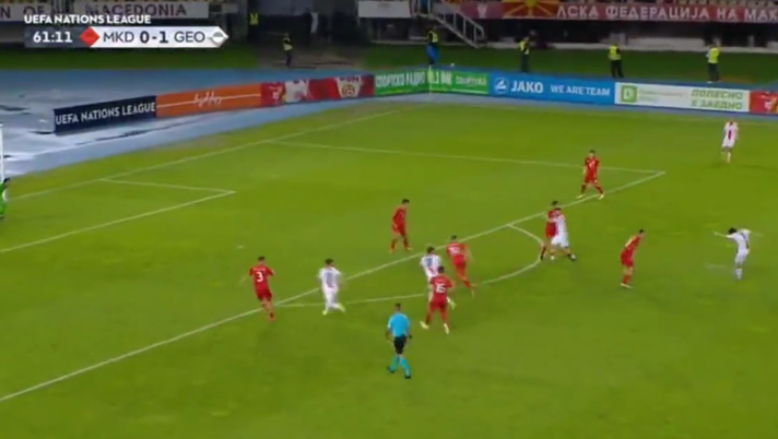 VIDEO Kvaratskhelia inarrestabile! Dribbling e siluro dalla distanza con la Georgia - immagine 1