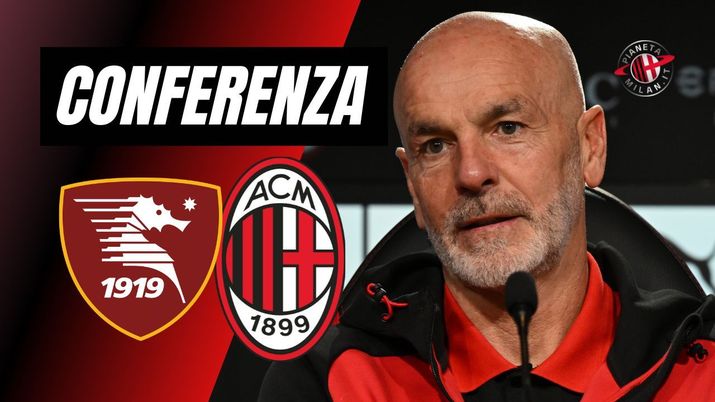 Conferenza Stampa Salernitana-Milan Serie A 2023-2024 Pioli