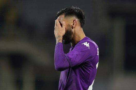 FLORENCE, ITALY - JANUARY 21: Nicolas Gonzalez of ACF Fiorentina shows his dejection during the Serie A match between ACF Fiorentina and Torino FC at Stadio Artemio Franchi on January 21, 2023 in Florence, Italy. (Photo by Gabriele Maltinti/Getty Images) Nico Gonzalez