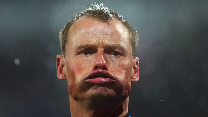 AUGSBURG, GERMANY - FEBRUARY 01:  Goalkeeper Alexander Manninger of Augsburg reacts during the Bundesliga match between FC Augsburg and 1899 Hoffenheim at SGL Arena on February 1, 2015 in Augsburg, Germany.  (Photo by Alexander Hassenstein/Bongarts/Getty Images) 
