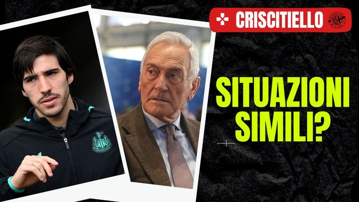 Gabriele Gravina FIGC e Sandro Tonali Newcastle