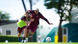 Theo Hernandez su Twitter, foto in allenamento con Halilovic