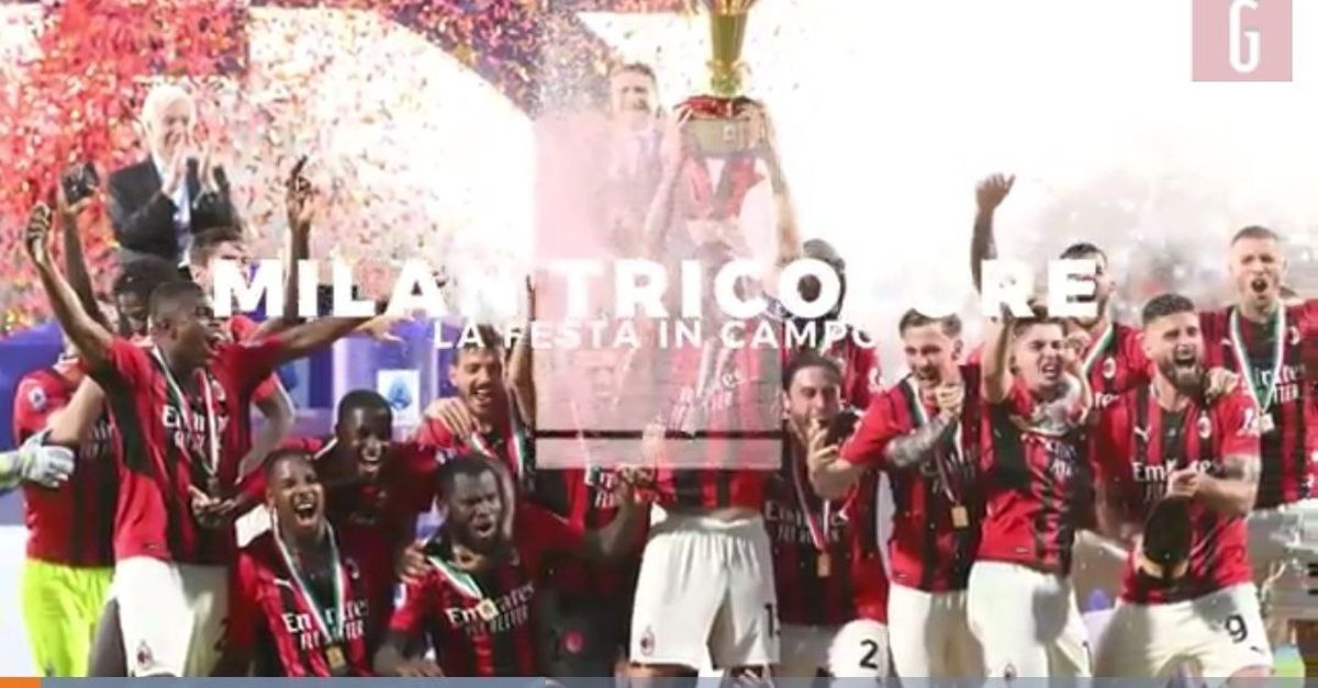 Milan, da Ibra a Pioli: che festa in campo per lo scudetto! | VIDEO Milan, da Ibra a Pioli: che festa in campo per lo scudetto! | VIDEO
