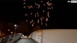 VIDEO Manchester City, notte d’inferno per Guardiola: fuochi d’artificio fuori dall’hotel a Dortmund