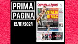 Prima pagina Corriere dello Sport: “L’Italia di Max Allegri”