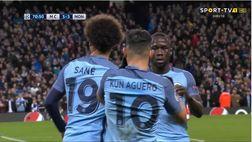 VIDEO / Aguero superstar all’Etihad Stadium: doppietta e di nuovo pari col Monaco