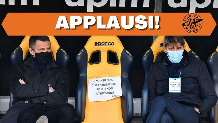 Paolo Maldini e Frederic Massara (dirigenti AC Milan) responsabili delle operazioni del calciomercato rossonero | Milan News (Getty Images) 