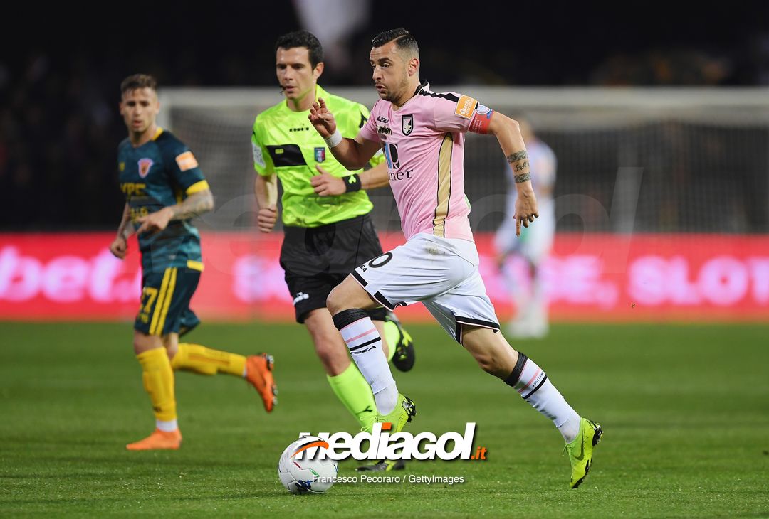  during the Serie B match between Benevento and Carpi FC at Stadio Ciro Vigorito on April 14, 2019 in Benevento, Italy. 