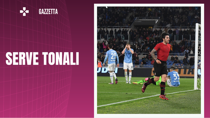 Lazio-Milan, alla ricerca del centrocampo: serve il miglior Tonali (getty images)