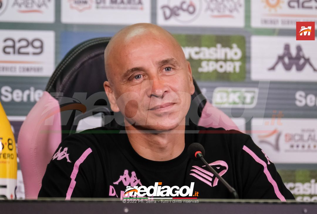 FOTO PALERMO, verso il Cosenza: Mister Eugenio Corini in conferenza stampa (Gallery) - immagine 25
