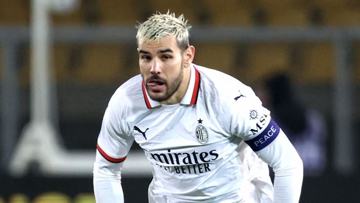 Theo Hernández AC Milan Lecce-Milan 2-3 Serie A 2024-2025