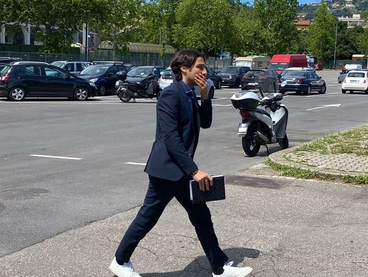 FOTO VN – L’agente di Castro, Kouamè e Maleh in visita al CS. Incontro terminato 