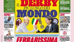 Prima Pagina, La Gazzetta dello Sport: “Il derby più lungo del mondo”