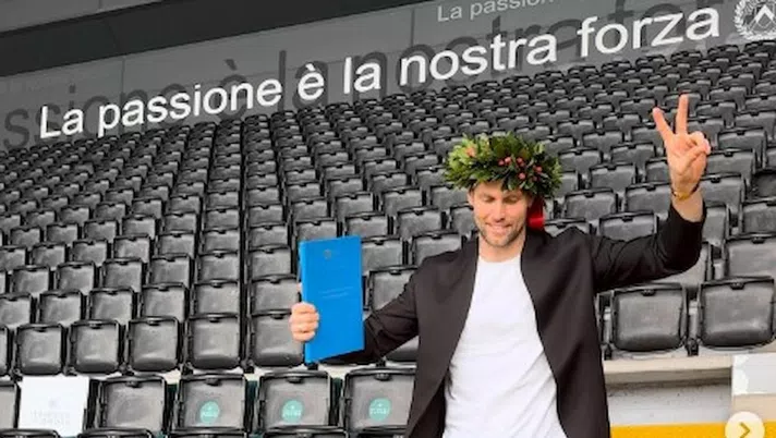 Ex Inter, tutto l’orgoglio di Padelli per la sua laurea in Scienze Motorie - immagine 1