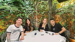 Messi e Suarez, pranzo in compagnia con le rispettive compagne: “Momenti insieme”