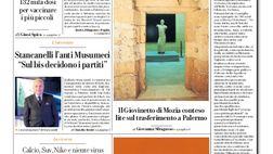 Prima Pagina, La Repubblica-Palermo: “In giro senza mascherine, i siciliani…”