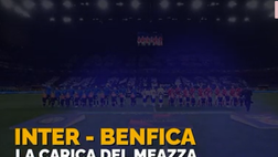 VIDEO Inter-Benfica, la coreografia dei tifosi nerazzurri: “Fight for us”