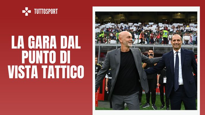 Pioli e Allegri, allenatori di Milan e Juventus