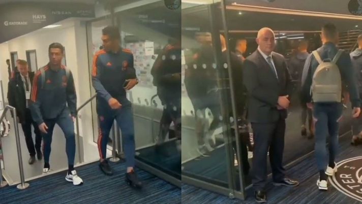 A Manchester come a Madrid: CR7 non calpesta il simbolo dei rivali nei derby… - immagine 1