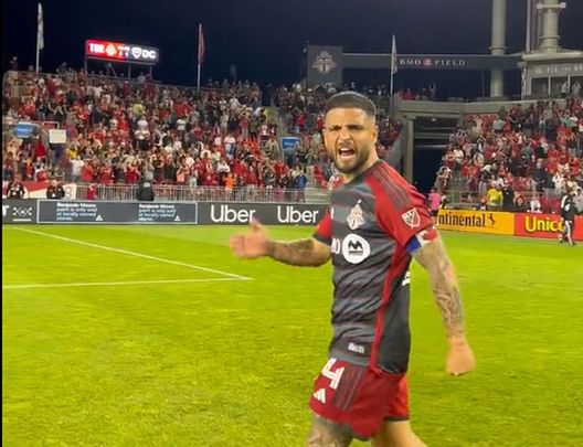 Toronto Insigne (credit Toronto su Twitter) Toronto Insigne