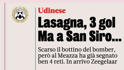Gazzetta: Lasagna tre gol, ma a San Siro…