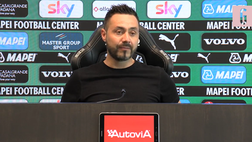VIDEO Milan-Sassuolo, De Zerbi: “Superlega? Campionato fra indebitate, non giocherei a San Siro”
