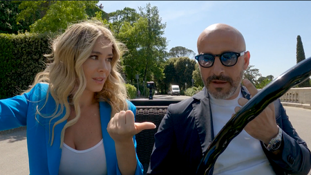 Vincenzo Italiano e Diletta Leotta (DAZN) Diletta Leotta