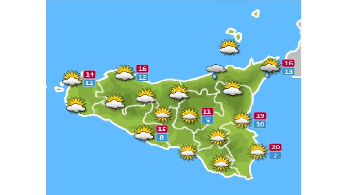 Meteo Palermo, nubi sparse e poco nuvoloso: le previsioni di lunedì 21 febbraio 2022  Palermo