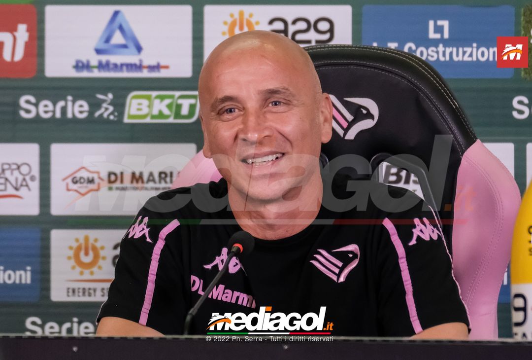 FOTO PALERMO, verso il Cittadella: mister Corini in conferenza (Gallery)- immagine 1