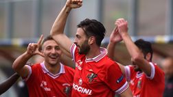 Serie B, recuperi 28a giornata: ok Perugia, pareggio con rimonta per la Pro Vercelli. La classifica