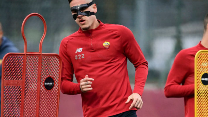 Getty Images Roma, Zaniolo c’è ma contro l’Atalanta indosserà una mascherina protettiva - immagine 1