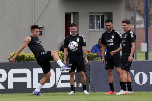 Lautaro Martinez, Nicolás González, Julián Alvarez (Getty images) In Argentina – Lautaro, contro l’Australia sarà ancora panchina- immagine 2