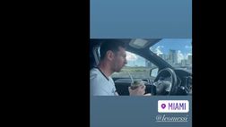 VIDEO / Messi, che relax: con l’auto di lusso per Miami