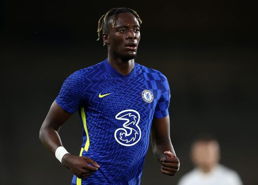 LONDON, ENGLAND - AUGUST 04: Tammy Abraham of Chelsea during the Pre Season Friendly match between Chelsea and Tottenham Hotspur at Stamford Bridge on August 04, 2021 in London, England. (Photo by Catherine Ivill/Getty Images) LONDON, ENGLAND - AUGUST 04: Tammy Abraham of Chelsea during the Pre Season Friendly match between Chelsea and Tottenham Hotspur at Stamford Bridge on August 04, 2021 in London, England. (Photo by Catherine Ivill/Getty Images)