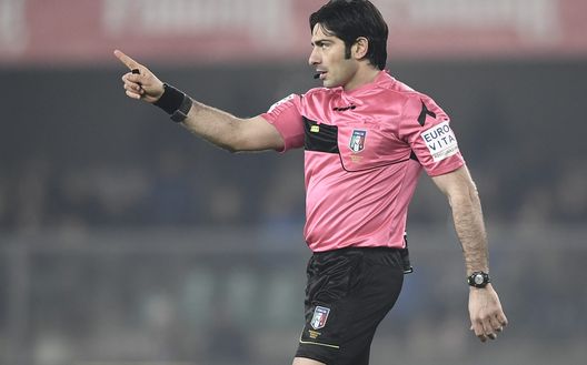 L'arbitro Fabio Maresca L'arbitro Fabio Maresca
